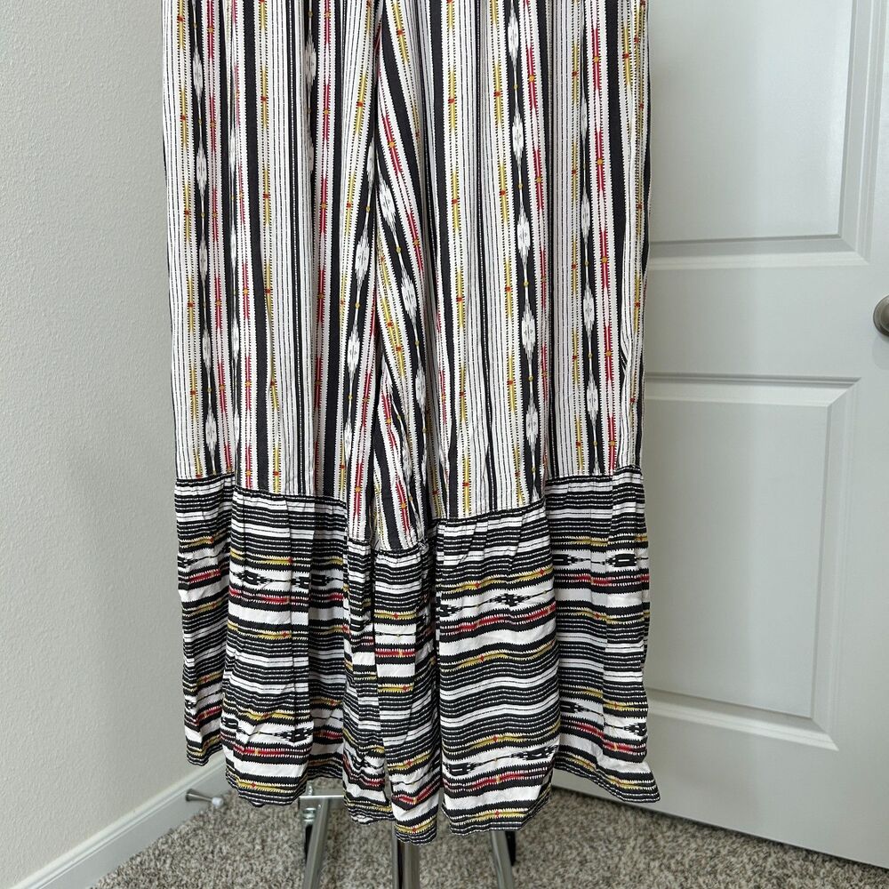 Maeve Anthropologie Womens Pants Small Striped Zamirah Smocked Wide Leg Boho - Picture 6 of 6